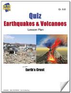 Earthquakes and Volcanoes Quiz Grades 6-8