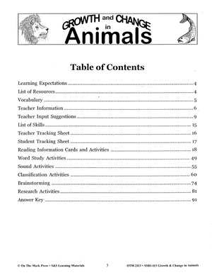 Growth & Change in Animals - Fun Activities Teach Animal LIfe Cycles Grades 2-3