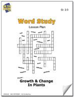 Plant Word Study Activities Grades 2-3