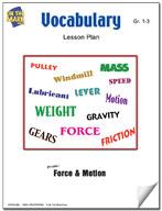 Force & Motion Vocabulary Meanings/Definitions Grades 1-3