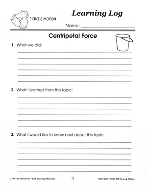 Centripetal Force Experiments Grades 1-3