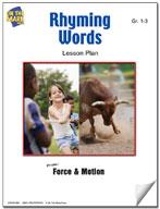 Force & Motion Rhyming Words Grades 1-3
