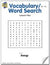 Energy Vocabulary/Word Search Lesson Plan Grades 1-3