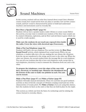 Sound Machines Lesson Gr. 1-3