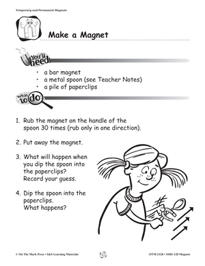 Temporary and Permanent Magnets Lesson Gr. 1-3