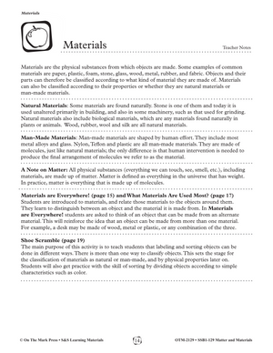 Materials Gr. 1-3 (eLesson Plan)
