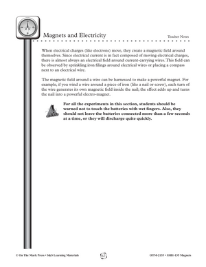 Magnets and Electricity Lesson Gr. 4-6