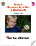 Insects Research Activities and Worksheets Grades 2-3