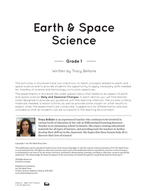 Daily & Seasonal Changes Grade 1 - Meets the New 2022 Ontario Science Curriculum