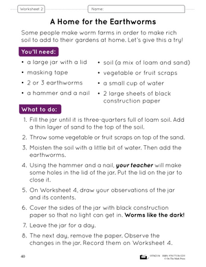 Earth, Weather & Waste - Earth Science Grade 3