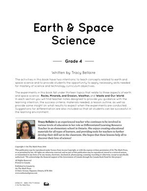 Rocks & Minerals, Weather & Waste - Earth Science Grade 4