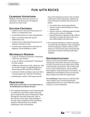 Rocks & Minerals, Weather & Waste - Earth Science Grade 4