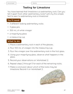 Rocks & Minerals, Weather & Waste - Earth Science Grade 4