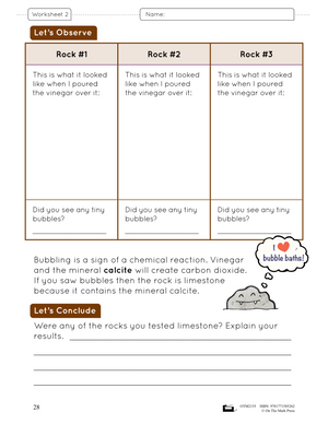 Rocks & Minerals, Weather & Waste - Earth Science Grade 4