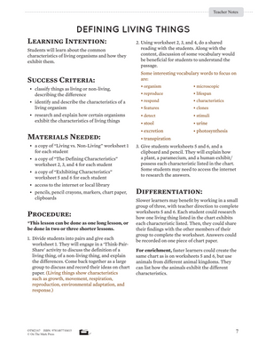 Life Science Grade 8: Cells, Tissues, Organs & Systems