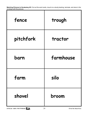 Farmyard Friends Grades Pre K-Kindergarten