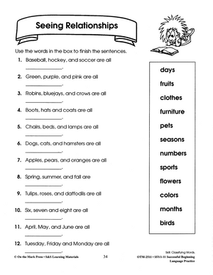 Beginning Language Practice Big Book Grades 1-3 Build Their Skills Bundle!