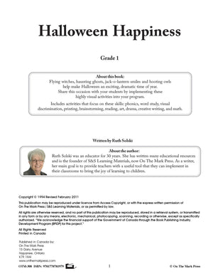 Halloween Happiness Grade 1