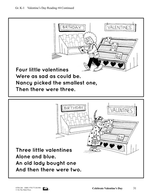 Celebrate Valentine's Day Grades Kindergarten to 3