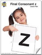 Final Consonant "z" Lesson Seven: Kindergarten - Grade 1
