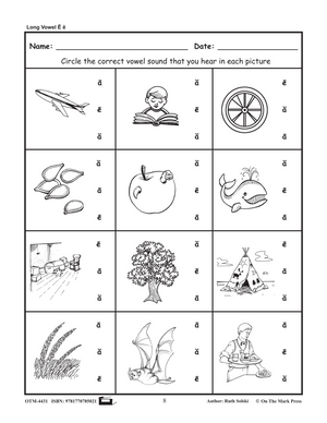 Long "Ee"  Vowel Lesson Three: Kindergarten - Grade 1