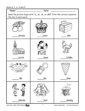 "Ch" Digraph Lesson Plan: Kindergarten - Grade 1