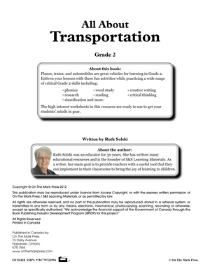 All About Transportation Grade 2