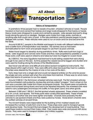 All About Transportation Grade 2