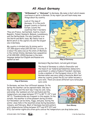 Families in Germany Lesson Plan Grades 4-6