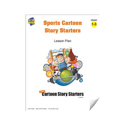 Sports Cartoon Story Starters Grades 1-3