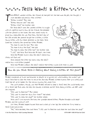 Reading Comprehension Activities For Girls: Fiction Grade 3