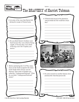 Reading Comprehension Activities For Girls: Non-Fiction Grade 4