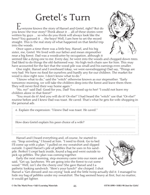 Fiction Reading Comprehension Activities For Girls Grade 7