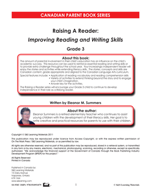 Raising A Reader: Grade 3