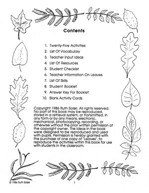 Leaves Grades 2-3