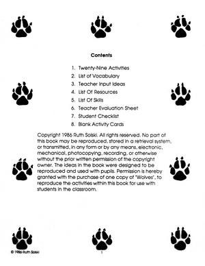 Wolves Grades 3-5