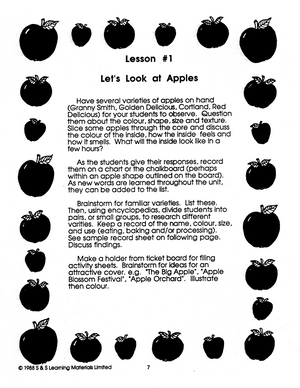 An Apple Celebration Grades 4-6