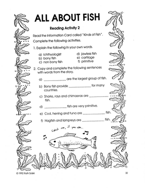 All About Fish Grades 4-6