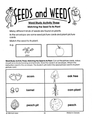 Seeds and Weeds Grades 2-3