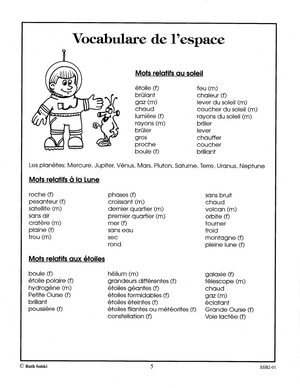 L'Espace 3e à 4e année