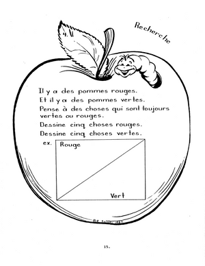 La Folie des Pommes 3e à 4e année