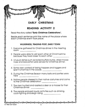 An Early Christmas Grades 3-5