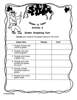 Shamrocks, Harps & Shillelaghs Theme Grades 3-4