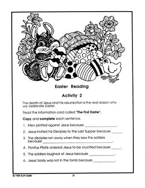 Celebrate Easter Theme Grades 4-6