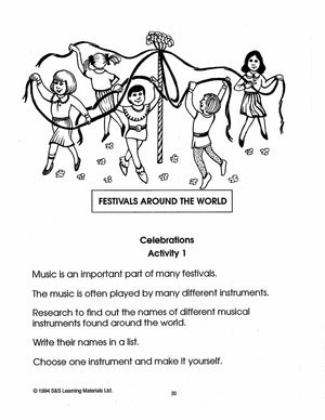 Festivals Around the World Grades 2-3