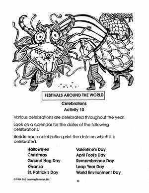 Festivals Around the World Grades 2-3