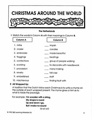 Christmas Around the World Grades 4-6
