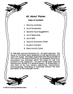 All About Planes Grades 2-4 - the History of Planes, Balloons and Helicopters