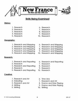 New France Part II: The Rise & Fall 1700-1775 Grades 7-8