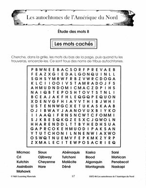 Les autochtones de l'Amérique du Nord 4e à 6e année